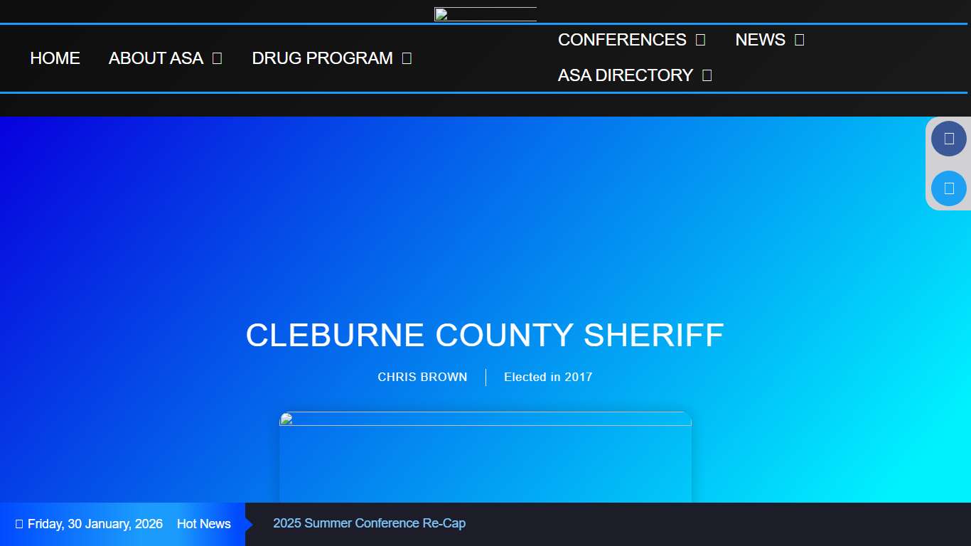 CLEBURNE COUNTY SHERIFF – Arkansas Sheriff Association